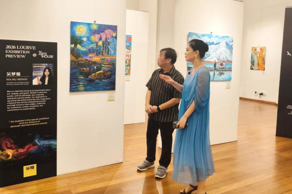 菲常藝術盧浮宮預展新加坡落幕，本土青少年藝術家閃耀國際舞臺